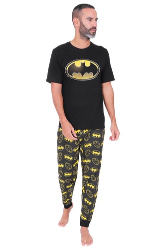 Pigiama uomo lungo nero - , con
