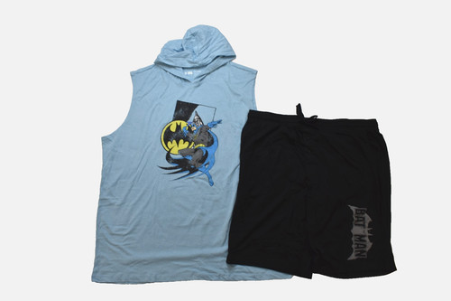 Canotta batman blu con - canotta,